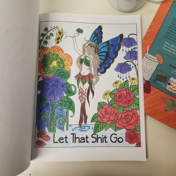 Adult Coloring Books and Coffee Mug - Picture 5 of 5